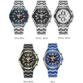 Relojes SAMEL para hombre, cronógrafo resistente al agua, relojes para hombre, reloj de pulsera deportivo de cuarzo de marca de lujo 2020, reloj Masculino 9063